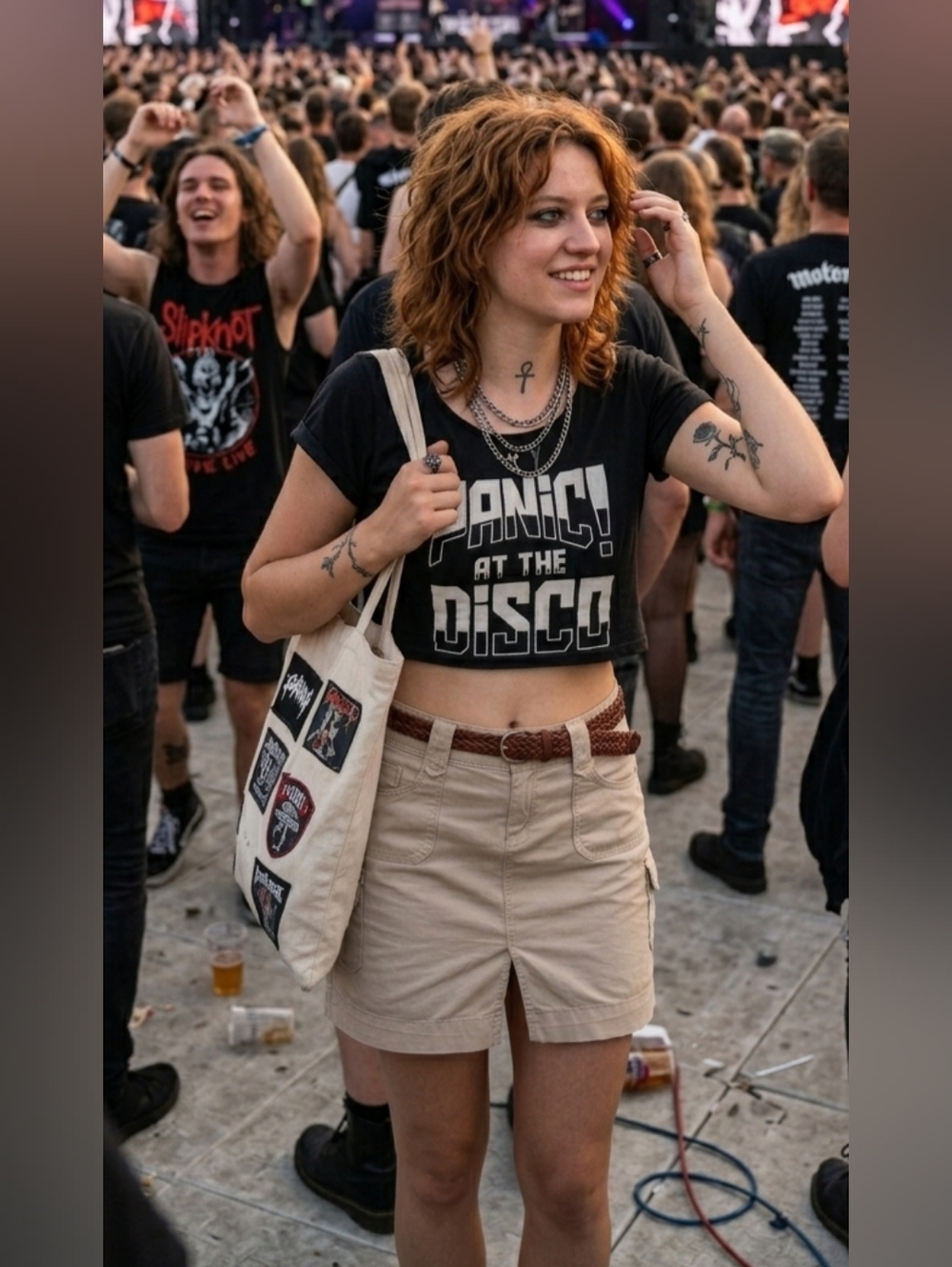 Panic at the Disco Cropped Tee